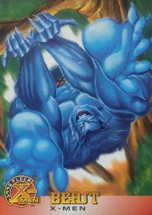 Fleer X-Men 1996 Fleer Base Card 2 Beast