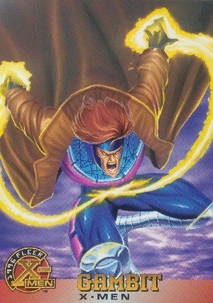 Fleer X-Men 1996 Fleer Base Card 6 Gambit