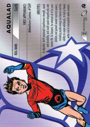 Rittenhouse Archives DC Legacy Gold Parallel Card 2 Aqualad