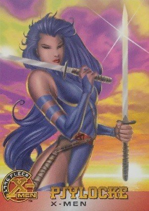 Fleer X-Men 1996 Fleer Base Card 10 Psylocke