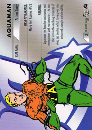 Rittenhouse Archives DC Legacy Gold Parallel Card 3 Aquaman