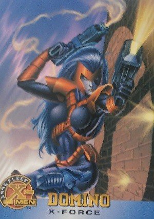 Fleer X-Men 1996 Fleer Base Card 22 Domino