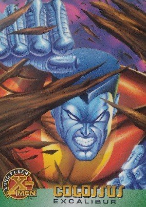 Fleer X-Men 1996 Fleer Base Card 25 Colossus