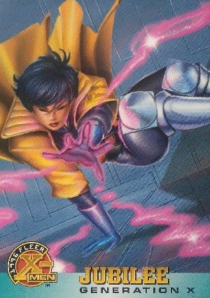 Fleer X-Men 1996 Fleer Base Card 32 Jubilee