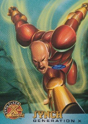 Fleer X-Men 1996 Fleer Base Card 37 Synch