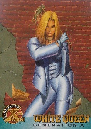Fleer X-Men 1996 Fleer Base Card 38 White Queen
