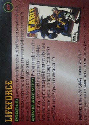 Fleer X-Men 1996 Fleer Base Card 47 Lifeforce