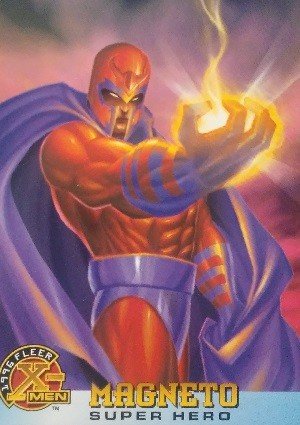Fleer X-Men 1996 Fleer Base Card 55 Magneto