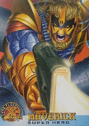 Fleer 1996 Fleer X-Men Base Card 56 Maverick