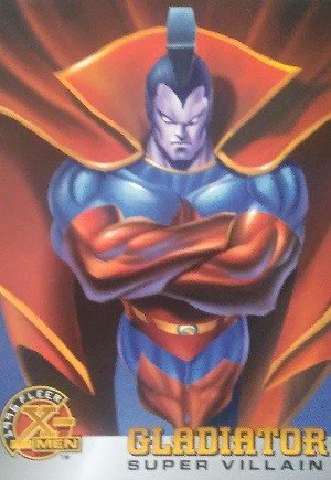 Fleer X-Men 1996 Fleer Base Card 65 Gladiator