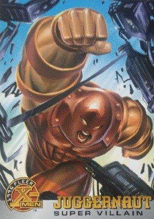 Fleer X-Men 1996 Fleer Base Card 66 Juggernaut