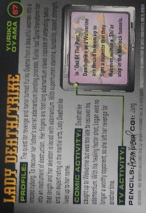 Fleer X-Men 1996 Fleer Base Card 67 Lady Deathstrike