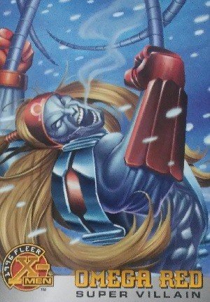 Fleer 1996 Fleer X-Men Base Card 72 Omega Red