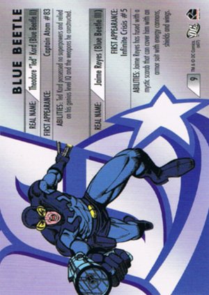 Rittenhouse Archives DC Legacy Gold Parallel Card 9 Blue Beetle