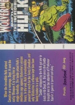 Fleer X-Men 1996 Fleer Base Card 83 Department H