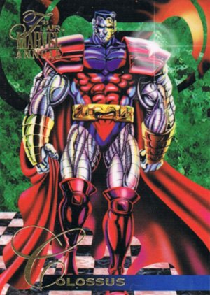 Fleer Marvel Annual Flair '95 Base Card 7 Colossus