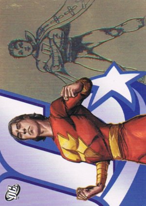 Rittenhouse Archives DC Legacy Gold Parallel Card 10 Captain Marvel, Jr.