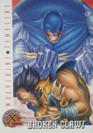 Fleer X-Men 1996 Fleer Base Card 88 Broken Claws