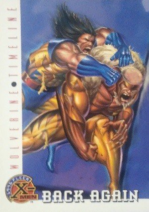Fleer X-Men 1996 Fleer Base Card 89 Back Again