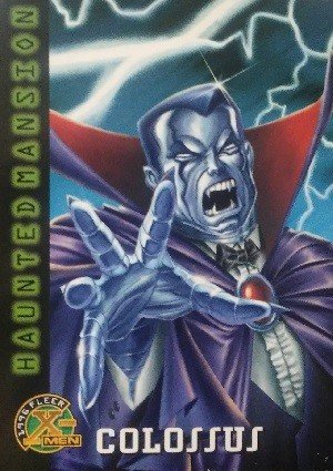 Fleer X-Men 1996 Fleer Base Card 91 Colossus as Count Vampire