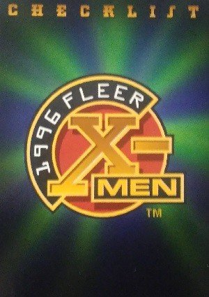 Fleer X-Men 1996 Fleer Base Card 100 Checklist