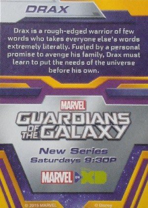 Marvel Comics Guardians of the Galaxy: Disney Promo Set Promos  Drax