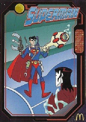McDonald's Legion of Super Heroes Base Card 1 Superman