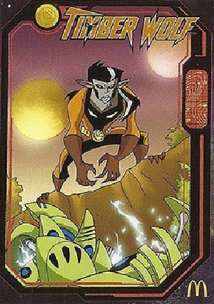 McDonald's Legion of Super Heroes Base Card 2 Timber Wolf