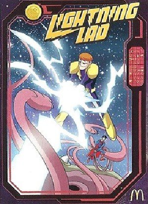 McDonald's Legion of Super Heroes Base Card 3 Lightning Lad