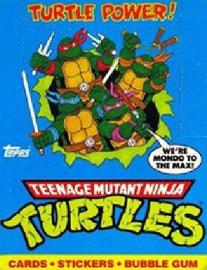 Topps Teenage Mutant Ninja Turtles   Empty Box