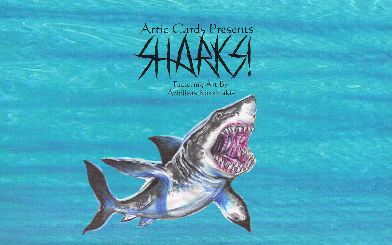 Attic Cards Sharks!   Empty Set Box