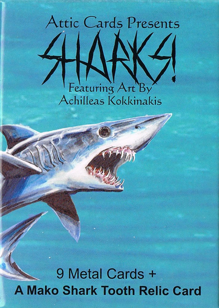 Attic Cards Sharks!   Empty Mako Shark Box