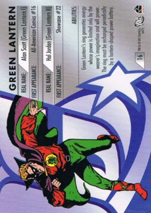 Rittenhouse Archives DC Legacy Gold Parallel Card 16 Green Lantern