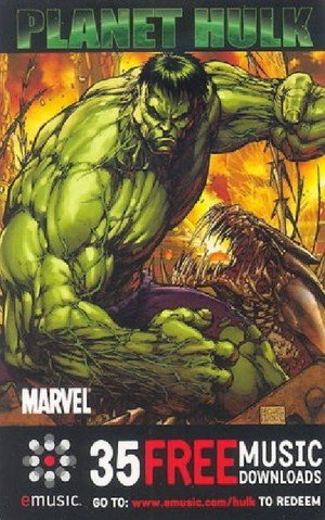 Marvel Comics Marvel/Emusic Base Card  Planet Hulk