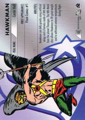 Rittenhouse Archives DC Legacy Gold Parallel Card 18 Hawkman