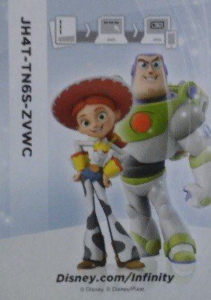 SkyBox Disney Infinity 1.0 Play Sets Card  Toy Story (Jesse/Buzz Lightyear)