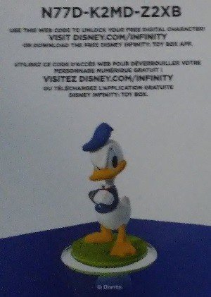 SkyBox Disney Infinity 2.0 Base Card  Donald Duck