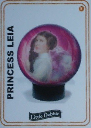 Little Debbie Rancho Obi-Wan Base Card 5 Princess Leia