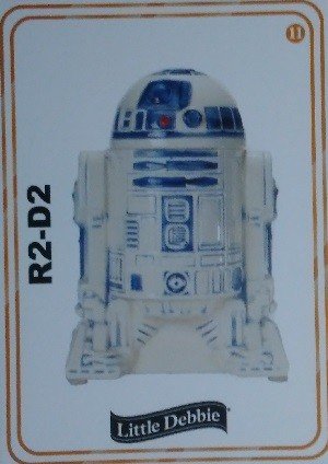 Little Debbie Rancho Obi-Wan Base Card 11 R2-D2