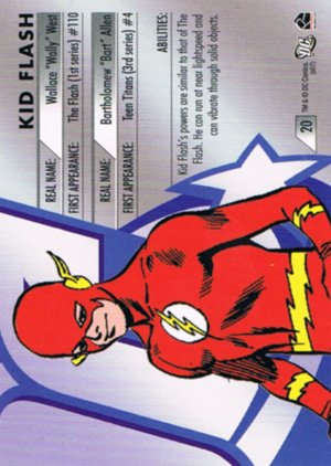 Rittenhouse Archives DC Legacy Gold Parallel Card 20 Kid Flash
