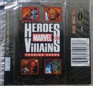 Rittenhouse Archives Marvel Heroes and Villains   Empty Wrapper