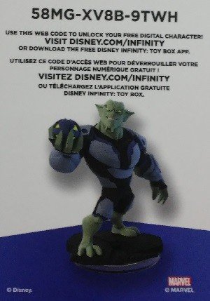 SkyBox Disney Infinity 2.0 Base Card  Green Goblin