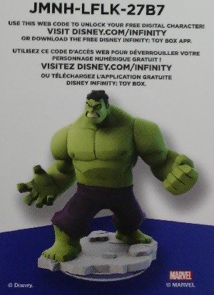 SkyBox Disney Infinity 2.0 Base Card  Hulk