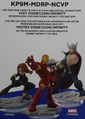 SkyBox Disney Infinity 2.0 Play Sets  The Avengers (No Logo)(Black Widow/Thor/Iron Man)