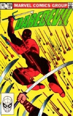 Marvel Comics Johnny Lightning Die-Cast Cars Series 3 Base Card  Daredevil #189 ('69 Dodge Charger)