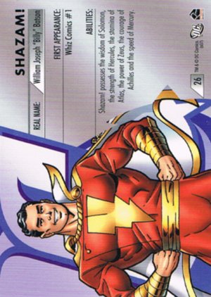 Rittenhouse Archives DC Legacy Gold Parallel Card 26 Shazam!