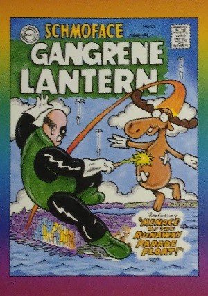 Active Marketing Defective Comics Base Card 20 Gangrene Lantern No. 22