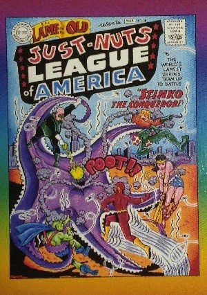 Active Marketing Defective Comics Base Card 21 Just-Nuts League of America No. 28