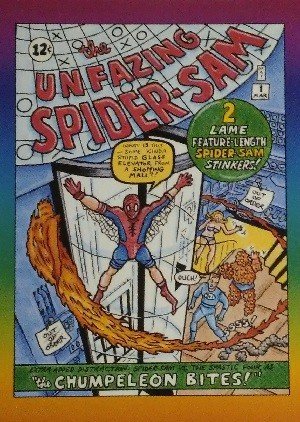 Active Marketing Defective Comics Base Card 26 The Unfazing Spider-Sam No. 1
