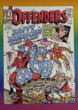 Active Marketing Defective Comics Base Card 29 The Offenders No. 4